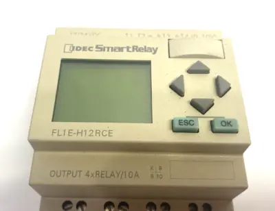 Used IDEC SmartRelay Programmable CPU 8xDC Input 4xRELAY/10A Output PLC Processors Michigan US | Maverick Industrial Sales #1389843