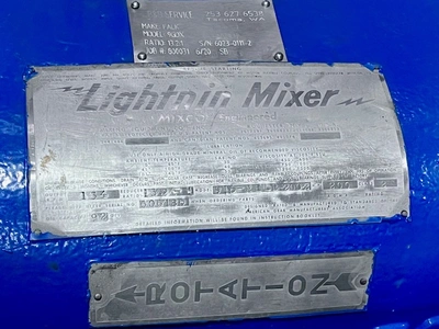 Lightnin Mixer Model 915-RELB-2002 Rated 200HP Class 2