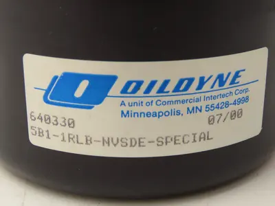 Baldor Oildyne AGX-0 Hydraulic Pump Power Unit 115V 1PH 5B1-1RLB-NVSDE-SPECIAL