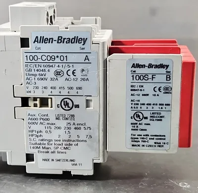 ALLEN BRADLEY 100S-C09KD05C CONTACTOR. Loc4E-21
