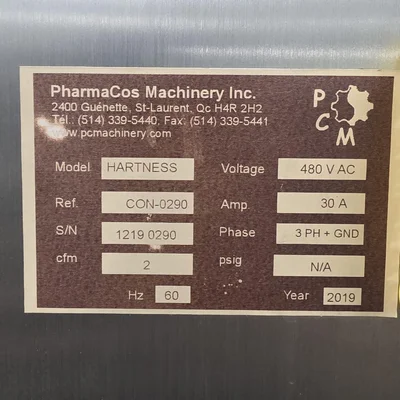 Hartness Dynac 6400Q Vertical Accumulation Conveyor Spiral First-In First-Out (FIFO) Accumulation Line # 5573