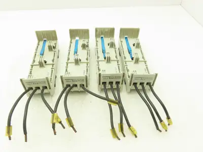 Siemens 8US1 261-6NA00 Buss Bar Adapter 600V No. 8 Wire Lot of 4