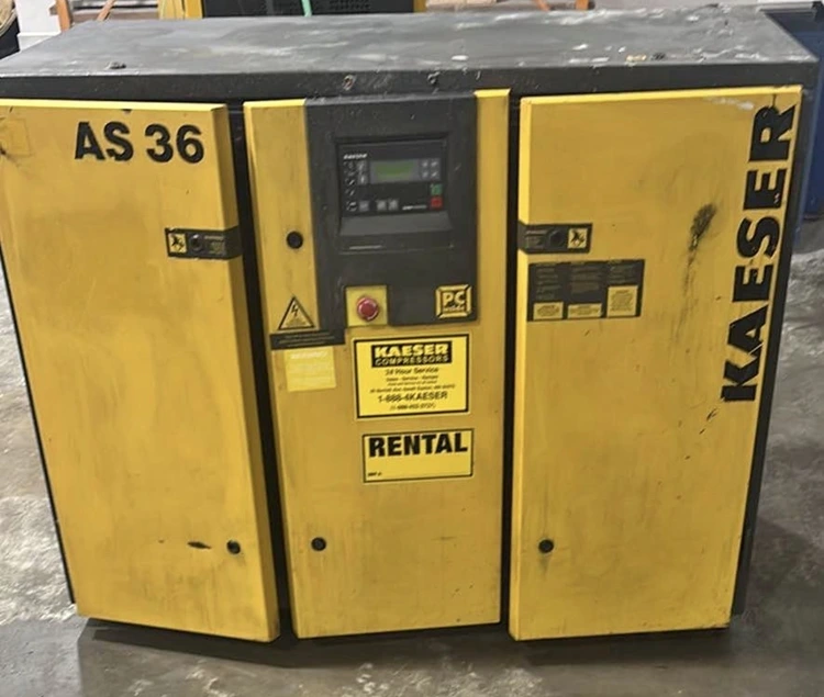 Used KAESER AS36 Rotary Screw & Sliding Vane Air Compressors Massachusetts US | ARC Equipment Corp #783442