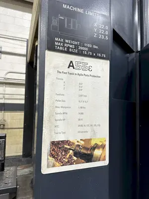 2003 MAKINO A-55E Machining Centers, Horizontal | Star Equipment Co., Inc. (3)