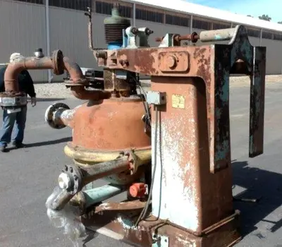 Dorr-Oliver BH-30 Merco nozzle centrifuge, Ferralium 225.