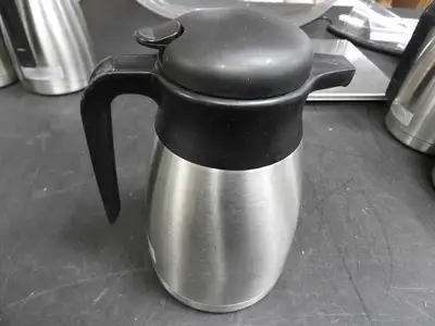 Used Newco Used Newco 111386 1.2L Vaculator Thermal Carafe - Stainless Steel Coffee Equipment Illinois US | Falcon Restaurant Supply #1376587