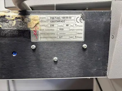 USED MORGANA DIGI-FOLD 120-00-02