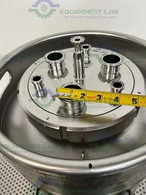 USED RUETTEN ENGINEERING AG 25 LITER STAINLESS STEEL VESSEL