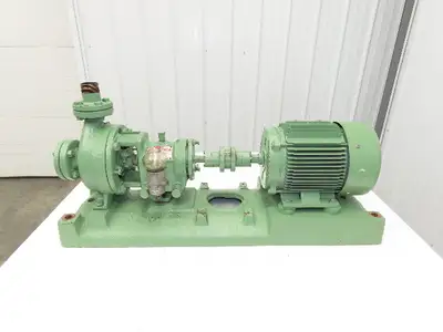 Goulds 3196 Stainless Centrifugal Pump 1"x 1-1/2" Flanged 4.5" Impeller 5Hp
