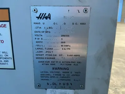 Used 2005 HAAS AUTOMATION SL20 CNC Lathes Ohio US | HGR 24 #1424452