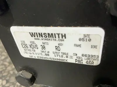 Used 2010 WINSMITH E26XDVS3X000EK Motors (misc) Ohio US | HGR 24 #1541530