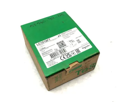 LC1D18F7 | Schneider Electric  TeSys Deca Nonreversing IEC Contactor 3-Pole - New Other