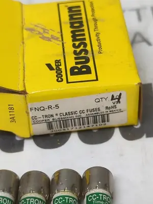 New | in-Stock COOPER BUSSMANN FNQ-R-5 Miscellaneous Equipment (Electrical & Power) Ohio US | Surplus Asset Holdings #1239433