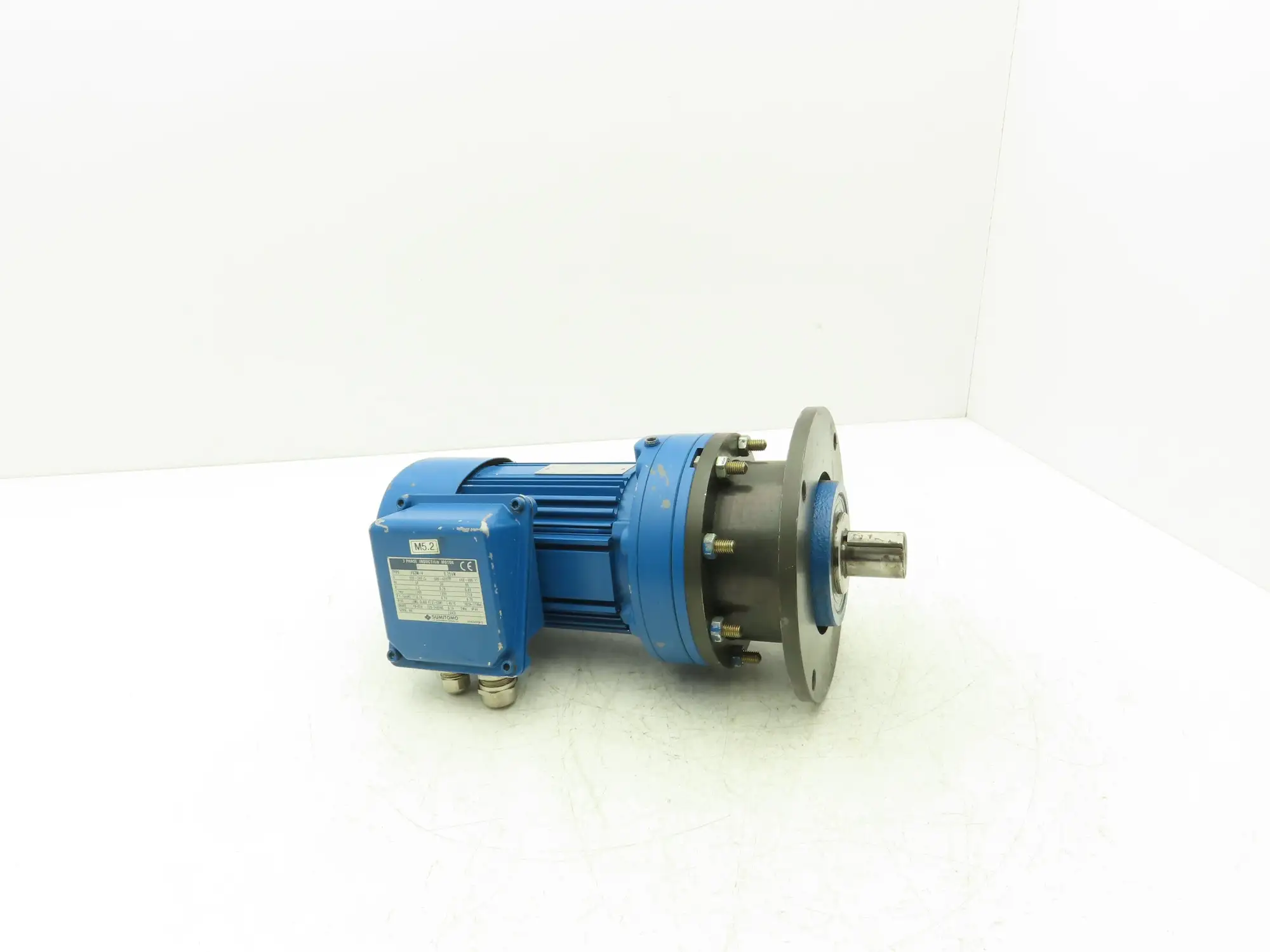 Sumitomo Cyclo CNFMS03-6095GB-87/G F63M/4 Gearmotor 20rpm .25kw 220-480V 87:1
