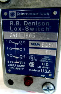 NEW TELEMECANIQUE C4BL-JK05 LIMIT SWITCH C4BLJK05