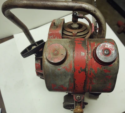 VINTAGE 1950's MONO LINE LOGGING CHAINSAW-- MAN CAVE- WILL FIRE- RESTORE PROJECT