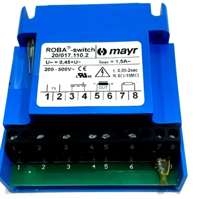 NEW MAYR 8180155 ROBA SWITCH RECTIFER 20/017.110.2
