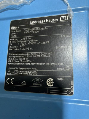 NEW Endress+Hauser 55S1F-EROB1RS2BAAA