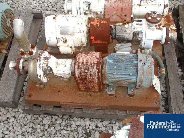 Used Durco 1.5" X 1" X 6" DURCO CENTRIFUGAL PUMP D4 ALLOY 5 HP Pumps Ohio US | Federal Equipment Company 2 #125257