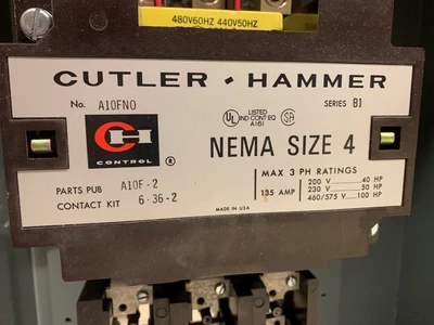 NEW Cutler-Hammer A10FN0