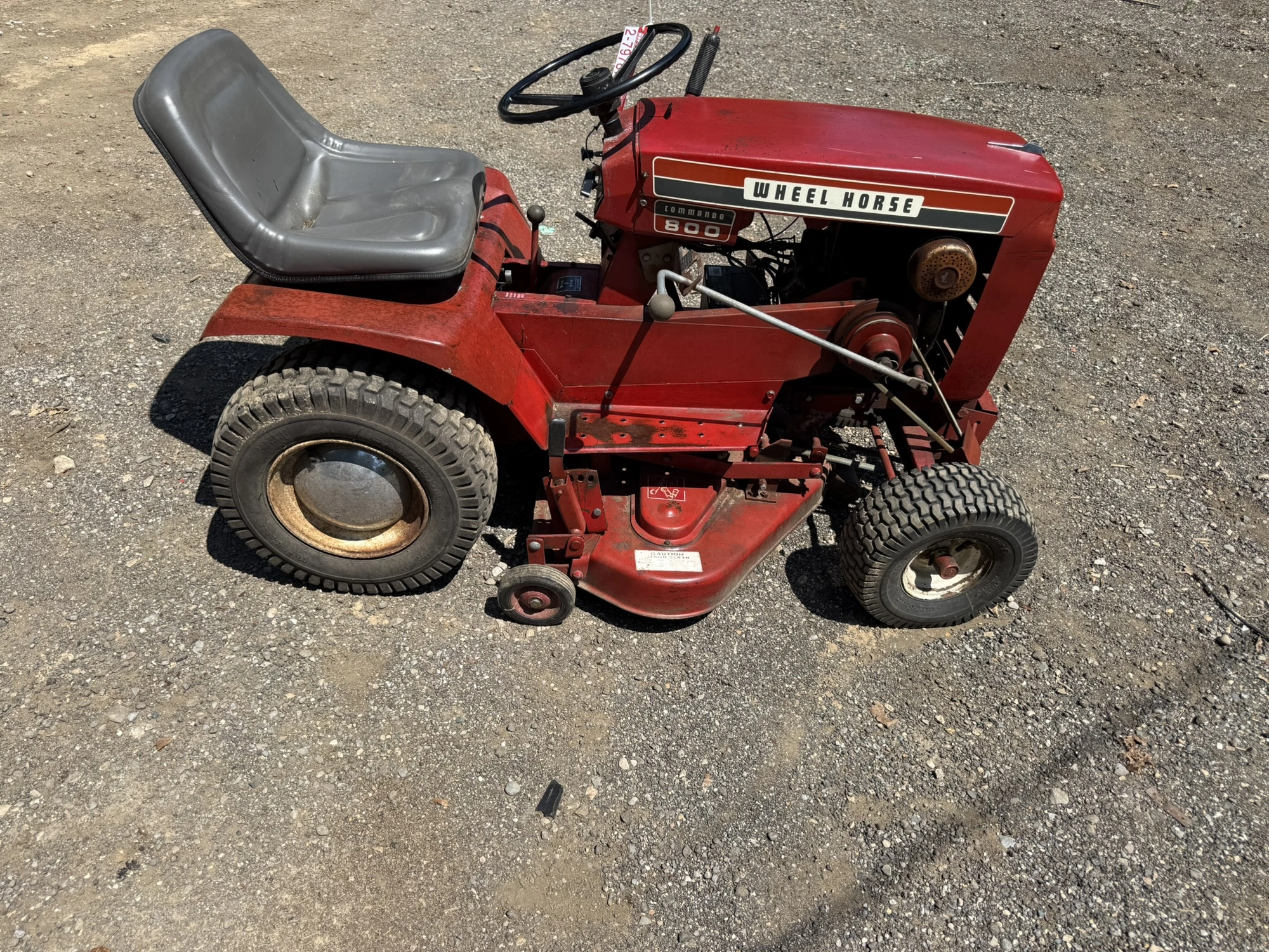 Used WHEEL HORSE COMMANDO 800 Mowers Michigan US | Miedema Asset Management Group #1312969