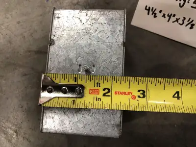 4x2.5" High Voltage Masonry Box
