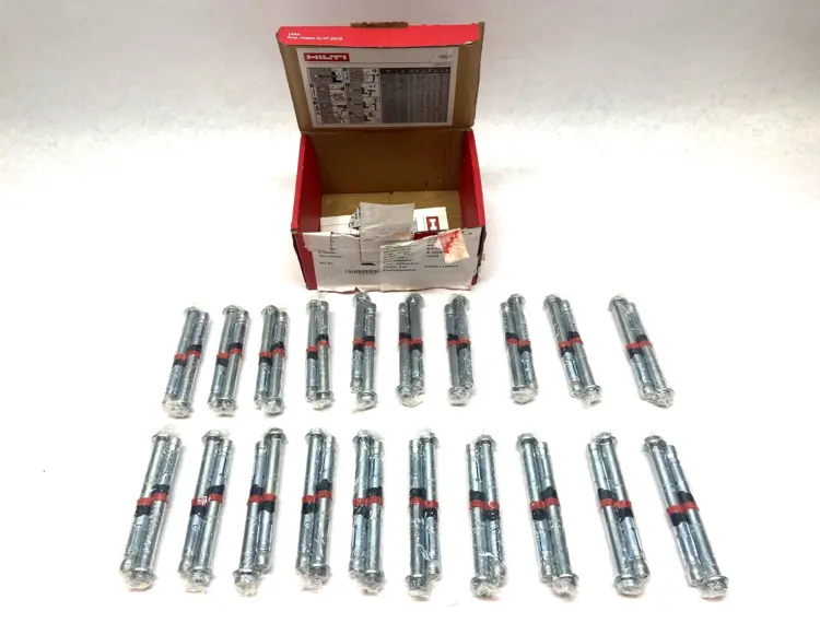 Used HILTI HSL4 M8 D12X117 40/20 HEAVY DUTY WEDGE ANCHOR LOT OF 40 Misc Fasteners Michigan US | Maverick Industrial Sales #1091967