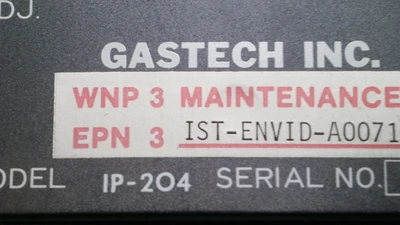 USED GasTech IP204 Oxygen Indicator