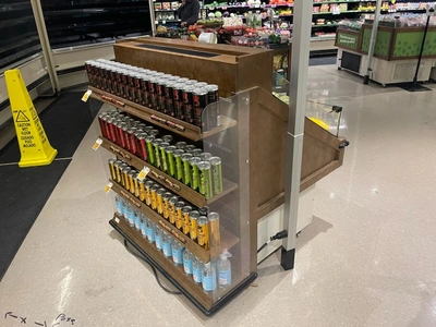 Cold & Dry Produce Display – 3′ & 4′