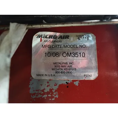 USED MICRO AIR CLEAN AIR SYSTEMS OM3510
