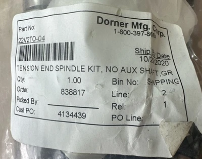 New | in-Stock Dorner 22V2TO-04 Miscellaneous MRO Indiana US | J&J Industrial Supply #510427