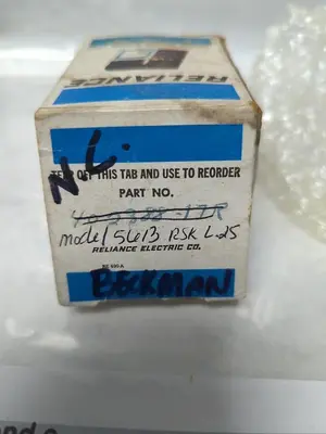 New | in-Stock BECKMAN MODEL 5613 RSK L.25 Miscellaneous Equipment (Electrical & Power) | Surplus Asset Holdings #1202260