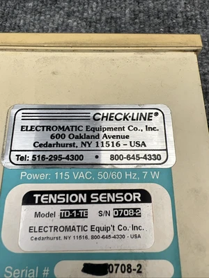 Used Checkline TD-1-T E Indicators California US | Davliegogo LLC #1706486
