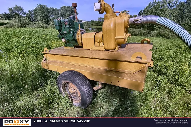Used 1985 FAIRBANKS MORSE 5422BP Centrifugal Pumps Wisconsin US | Proxy Equipment #1385070
