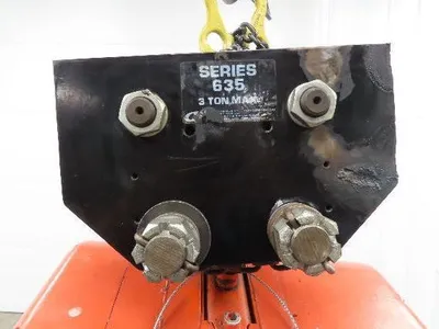 CM Lodestar RRT2 3 Ton Electric Chain Hoist 19' Lift 11/3.3 FPM Trolley 460 Volt