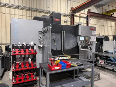 2012 TOYODA FV1680/50 CNC VERTICAL MACHINING CENTER, 63X, 31, Y, 31Z, CAT 50, ATC, CHIP, CTS