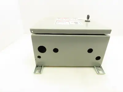 Wiegmann N412121206C Electrical Enclosure 12x12x6" Hinged Door Nema 3R