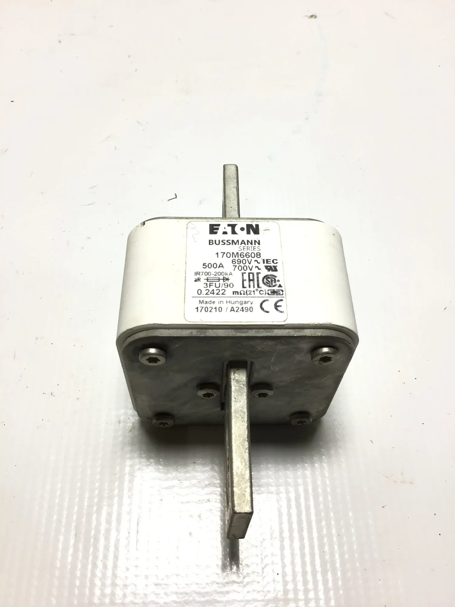Eaton Bussmann 170M6608 500A 690V High Speed Semiconductor Fuse