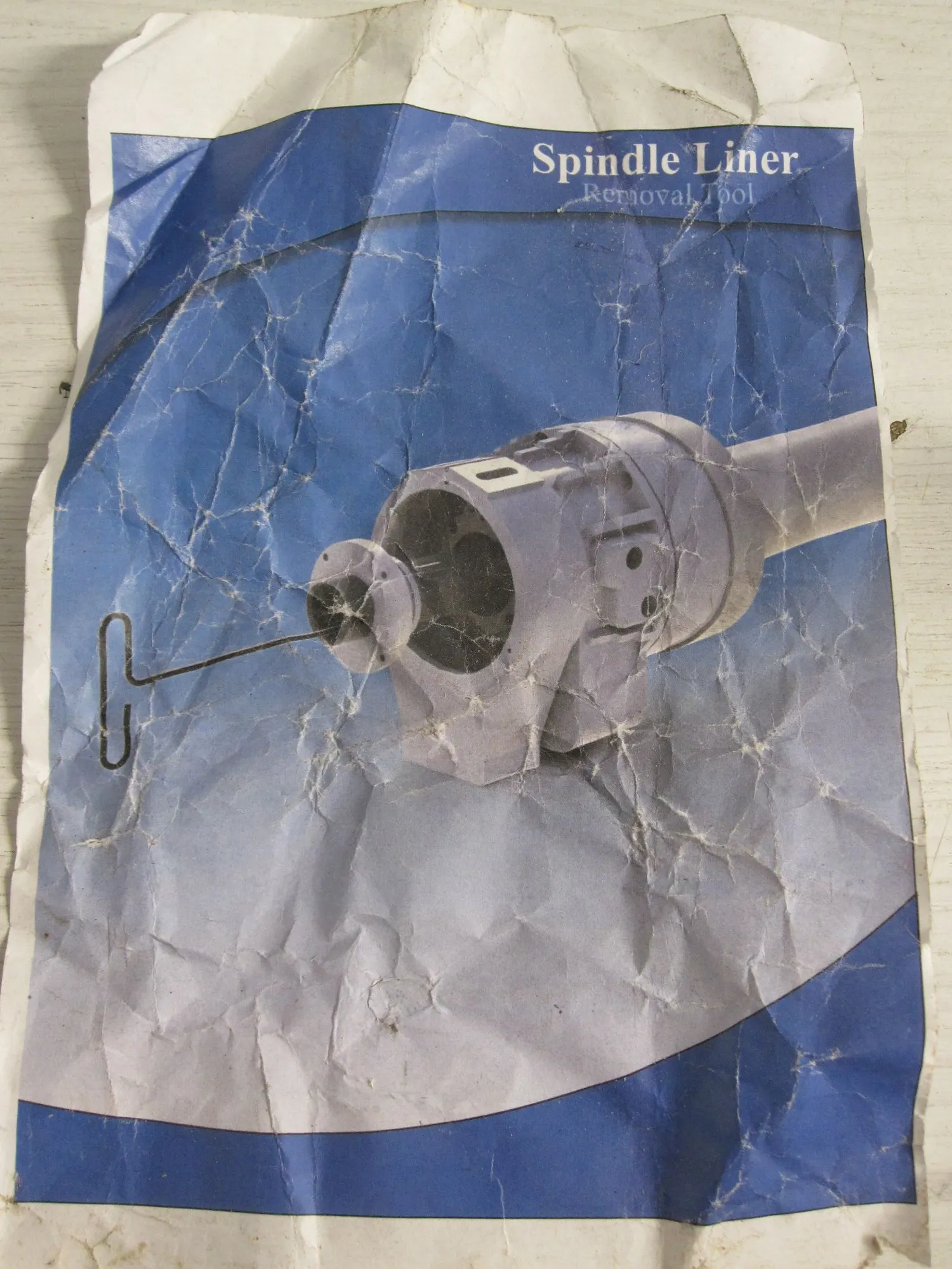 Spindle Liner Removal Tool for a CNC Lathe
