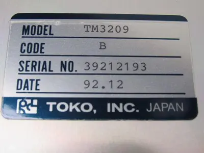 Yasnac TM3209 MEM Board Card PLC