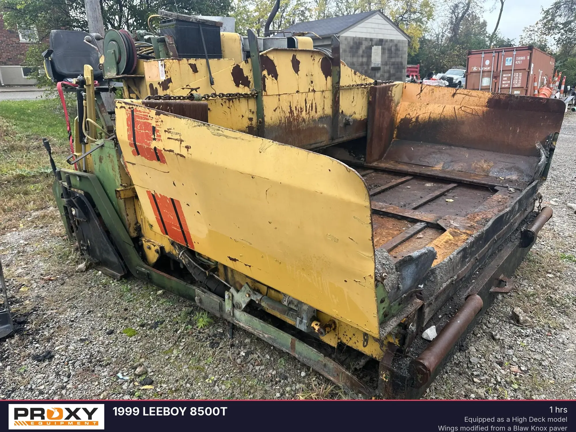 Used 1999 LEEBOY 8500T Asphalt Pavers Ohio US | Proxy Equipment #1379978