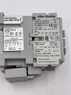 Used ALLEN-BRADLEY ALLEN-BRADLEY 100-C12*10 SER A, 100-FSC280 SER A PLC Contactors | ND Industrial Surplus #1216207