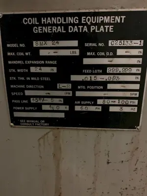 2013 CWP 4.5RM-24 / SMX-24 Coil Feed Lines | PressTrader Limited (9)
