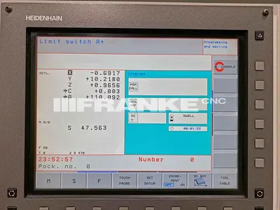 Used 2003 HERMLE C800U Vertical Machining Centers (5-Axis or More) US | FRANKE CNC, LLC #1371027