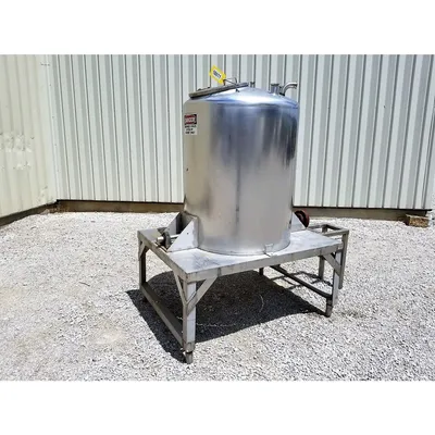 Used Cherry-Burrell Stainless Steel Sanitary Mix Tank - 280 Gallon