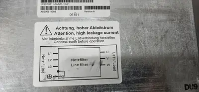 Siemens 1P6SN1111-0AA01-1CA1 Noise Filter Loc1E-6