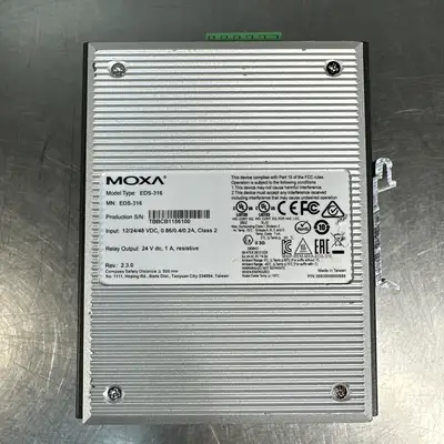 Moxa EDS-316 Industrial Ethernet Switch (BIN-7.1.4)