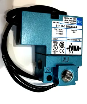 NEW MAC VALVES 111B-110CCAA SOLENOID VALVE 111B110CCAA