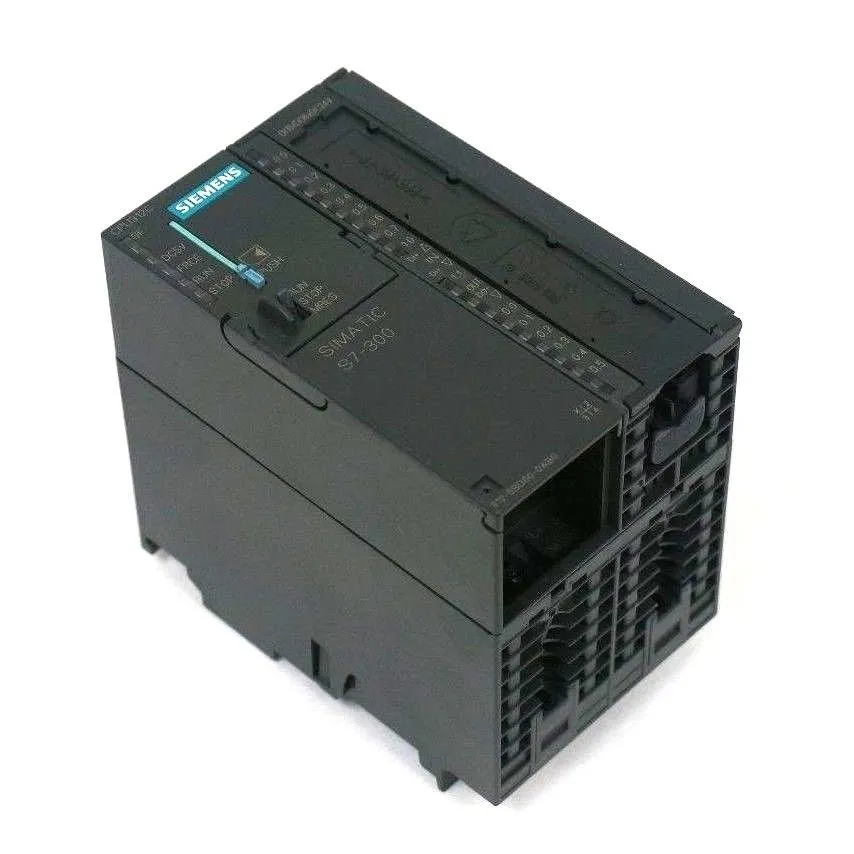 USED SIEMENS 6ES7-312-5BD00-0AB0 CPU MODULE 312C W/ 6ES7953-8LF00-0AA0 MEMORY CARD