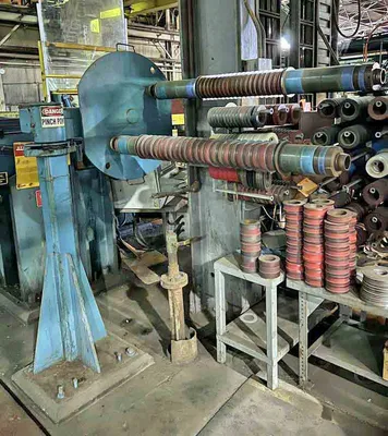 52" x 8.00" x 35,000# Stamco Dbl-Loop Slitting Line